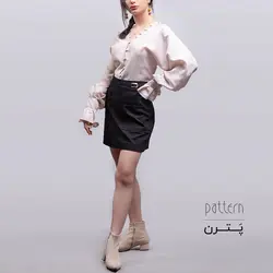 شومیز زنانه لنین پترن کد 7435