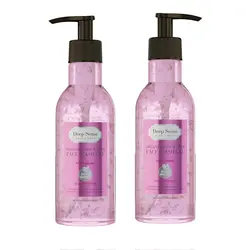 ژل شستشو صورت دیپ سنس مدل گلاب حجم 250 میلی لیتر مجموعه 2 عددی