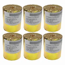 کاغذ مخصوص پرینتر حرارتی پرینت مستر مدل OKM7901 بسته 6 عددی
