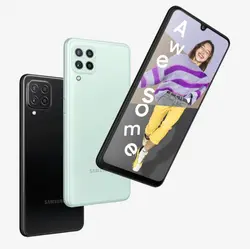 گوشی موبایل سامسونگ مدل Galaxy A22 SM-A225F/DSN دو سیم کارت ظرفیت ۱۲۸ گیگابایت و رم ۶ گیگابایت - پایدار تجارت - مهرگان سرویس