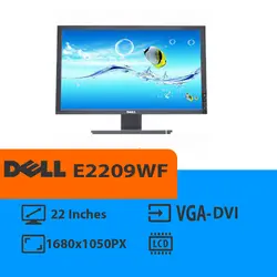 مانیتور استوک 22  اینچ Dell مدل E2209WF
