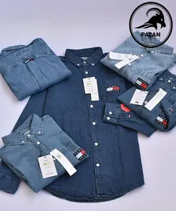 پیراهن جین استین بلند tommy