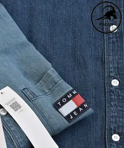 پیراهن جین استین بلند tommy