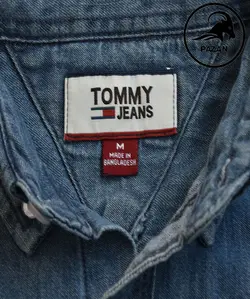 پیراهن جین استین بلند tommy