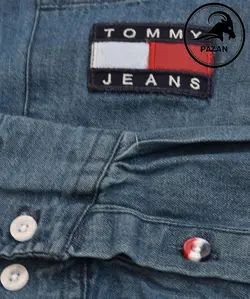 پیراهن جین استین بلند tommy