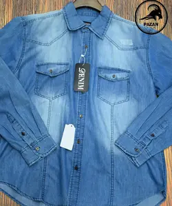 پیراهن جین مردانه آستین بلند