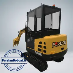 قیمت مینی بیل مکانیکی چرخ زنجیری فوریوز مدل SG8022 | جارو بابکت | فروش نقد اقساط
