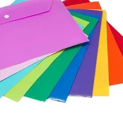 پوشه طلقی دکمه دار A4