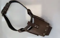 پوزه بند چرمی سایز بزرگ