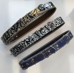 قلاده گردنی چرمی طرح دار