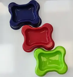 ظرف غذا مخصوص سگ وگربه طرح استخوانی