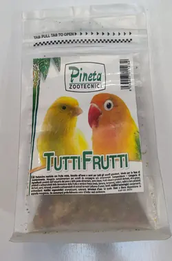 غذای پارکت میوه ای پرنده زینتی مدل Tutti Frutti برند Pineta