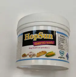 غذای نیمه آماده سگ هاپ سان - پت استور - فروشگاه حیوانات خانگی