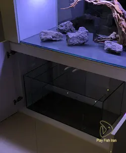 اکواریوم سامپ دار(اور فلو بغل) 120*50*50