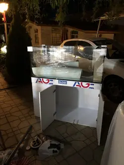 اکواریوم سامپ دار(اور فلو بغل) 120*50*50