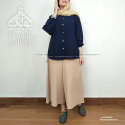 دامن شلواری جدید زنانه شیک کمر کش کد 9023