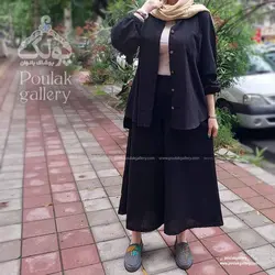 دامن شلواری جدید زنانه شیک کمر کش کد 9023