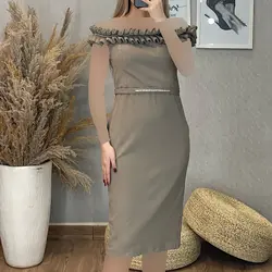 پیراهن میدی کد ۳۶۴۱