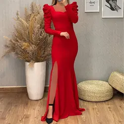 پیراهن بلند یقه خشتی کد 3800