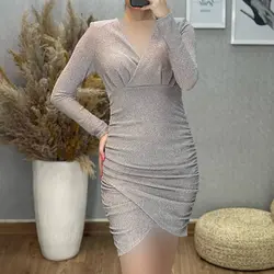 پیراهن کوتاه چپ و راستی کد 3874