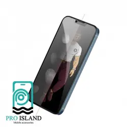 محافظ صفحه نمایش حریم شخصی گرین مدل MATTE PRIVACY مناسب برای گوشی موبایل اپل IPhone 13/13 Pro - پرو آیلند