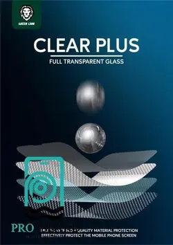 محافظ صفحه نمایش گرین مدل CLEAR PLUS مناسب برای گوشی موبایل اپل iPhone 13/13 Pro - پرو آیلند