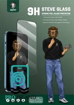 محافظ صفحه نمایش گرین مدل Steve مناسب برای گوشی موبایل اپل iPhone 12 Pro max | پروآیلند