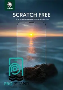 محافظ صفحه نمایش گرین مدل Scratch مناسب برای گوشی موبایل اپل iPhone 13 /13 Pro - پرو آیلند