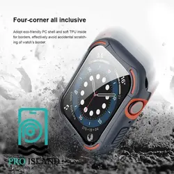 کاور اپل واچ مدل Nillkin Crash Bumper Gray مناسب برای Apple Watch 44mm ا Apple Watch 44mm Nillkin Crash Bumper Gray - پرو آیلند