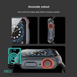کاور اپل واچ مدل Nillkin Crash Bumper Gray مناسب برای Apple Watch 44mm ا Apple Watch 44mm Nillkin Crash Bumper Gray - پرو آیلند