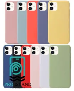 قاب سیلیکونی آیفون مدل Silicone Cover For iphone 11