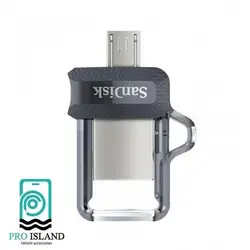 فلش مموری سن دیسک مدل Ultra Dual Drive M3.0 ظرفیت 64 گیگابایت به همراه پورت MICRO USB - پرو آیلند