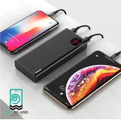 پاوربانک باسئوس مدل PPALL-MY01 با ظرفیت 20000 میلی آمپر ساعت توان 18 وات