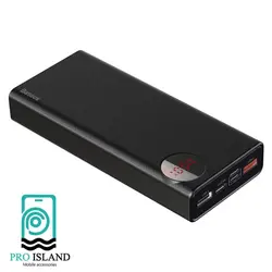 پاوربانک باسئوس مدل PPALL-MY01 با ظرفیت 20000 میلی آمپر ساعت توان 18 وات