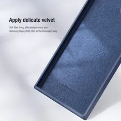 قاب نیلکین مدل cam silky گوشی Sam S23 ultra