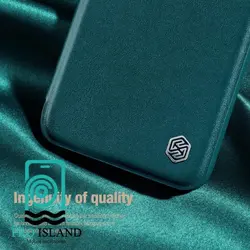 کیف کلاسوری نیلکین مدل Qin Pro Plain Cloth مناسب برای گوشی موبایل سامسونگ Galaxy S22 - پرو آیلند