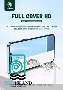 محافظ صفحه نمایش گرین مدل mirror reflecttion برای گوشی موبایل اپل iphone 13/13 pro - پرو آیلند