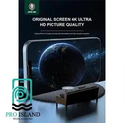 محافظ صفحه نمایش گرین مدل 3D Silicone HD برای گوشی موبایل اپل iPhone 13/13 Pro - پرو آیلند