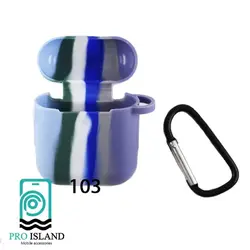 کاور سیلیکونی طرح رنگین کمان مناسب برای هندزفری اپل airpod 2