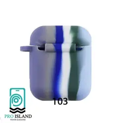 کاور سیلیکونی طرح رنگین کمان مناسب برای هندزفری اپل airpod 2