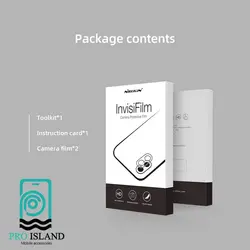 محافظ لنز دوربین نیلکین مدل InvisiFilm مناسب برای گوشی موبایل سامسونگ Galaxy s20 5g