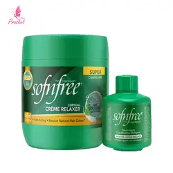 ماسک داخل حمام صاف کننده مو آلوئه ورا Sofn Free حجم 450 میل Sofn Free Cortical Crème Relaxer Regular