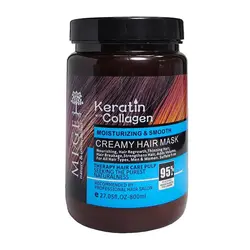 ماسک مو داخل حمام بدون سولفات و نرم کننده کراتین و کلاژن میگ Mige Keratin with Collagen Mask