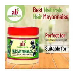 مایونز مو داخل حمام ای بی نچرالز Ab Naturals Hair Mayonnaise Olive Oil + Egg Protein