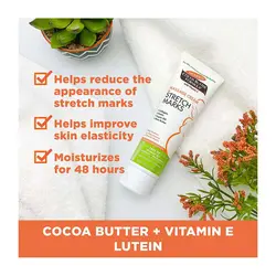 کرم رفع ترک بدن آنتی استرچ مارک پالمرز Palmers Cocoa Butter Massage Cream for Stretch Marks