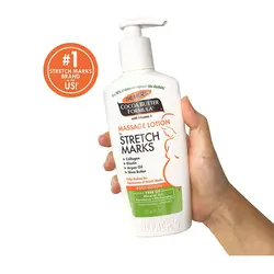 لوسیون ضد ترک دوران بارداری کره کاکائو پالمرز حجم 250 میل Palmers Cocoa Butter Formula Massage Lotion For Stretch Marks