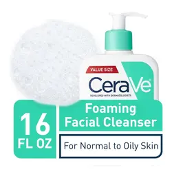 شوینده و کنترل چربی پوست نرمال تا چرب سراوی 473 میل CeraVe Foaming Cleanser for Normal to Oily Skin