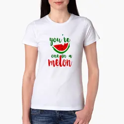 تیشرت زنانه One In A Melon - کد WT1600009 - پوشین