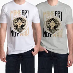 تیشرت مردانه طرح Make Art - کد TM1601012 - پوشین