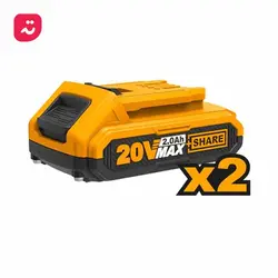 دریل پیچ گوشتی شارژی 20 ولت چکشی اینکو مدل CIDLI20012 + دو عدد باطری